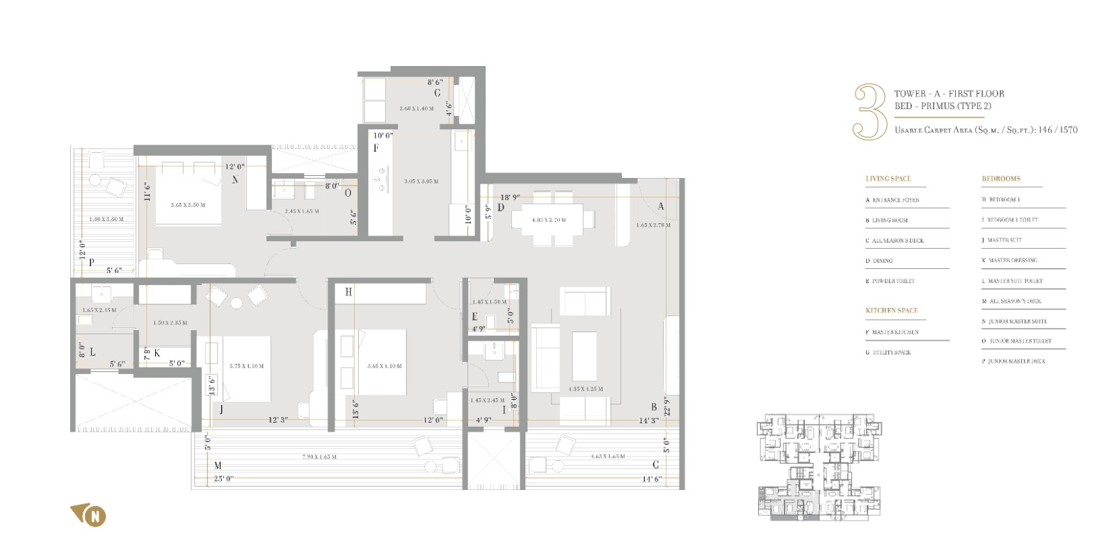 2 BHK Plan