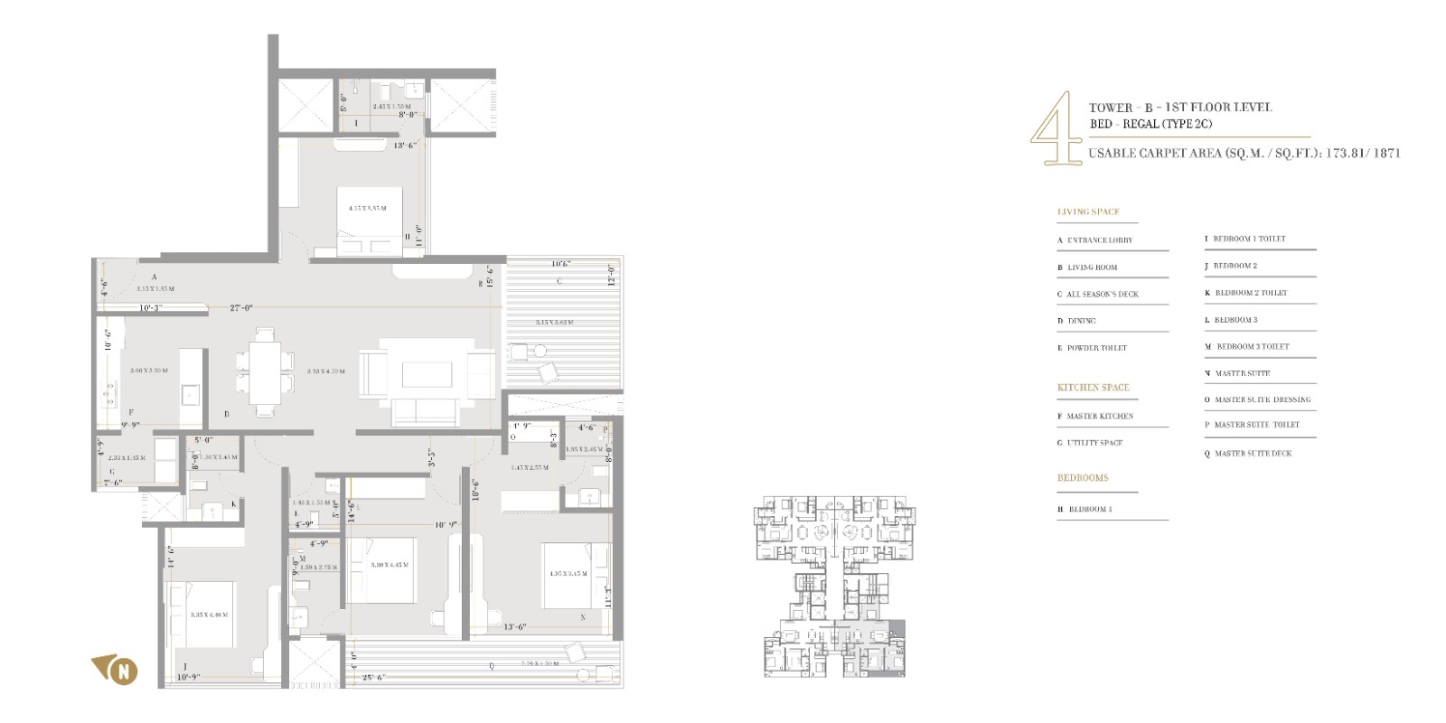 3 BHK Plan